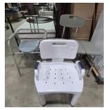 Shower Chairs (2) & Bedside Comode Chair