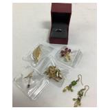 Gold Toned Brooches & Jewelry Collection