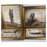 Framed Oil Paintings By Wagnoy