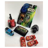 Star Wars, TMNT, Disney Cars, misc Toy Collection