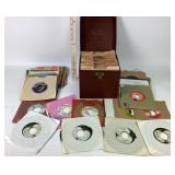 Vinyl Records 45s: The Beatles, The Eagles, Reba M