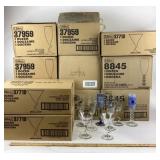 Libbey Glassware Including Star Stem Flutes, Prom