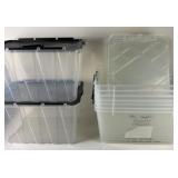 Plastic Storage Bins With Lids