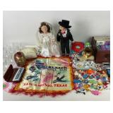 Dolls, Toy Figures, Glassware, Disney, Looney Tune