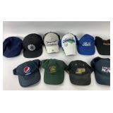 Branded Baseball Caps Including Pepsi, Steelers, P