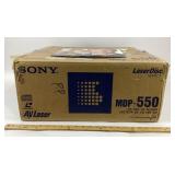 Sony Model MDP-550 LaserDisc Player