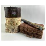 Decorative Hat Boxes, Woven Picnic Case, Harry Pot