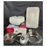 Crofton Electric Skillet, Cookware, Glass Bowl