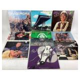 Vinyl Records: Village People, Bay City Rollers, J