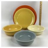 Round Platters, Bowls Some Marked Fiesta