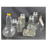 Glass Bottles With Planters, and other designs