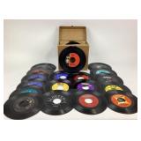45 RPM Records By James Brown, Bill Haley, The Vog