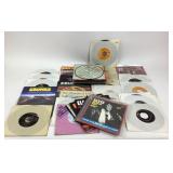 45 RPM Records Elvis Presley, Rolling Stones, Empt