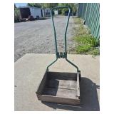 Hand Cart With Wooden Box On Base 18 in. X 14 in.
