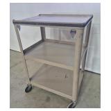 Rolling Metal Cart 3 Tier 18.5 in. X 24.5 in. X