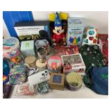 Disney Toys, Candles, Folding Toilet