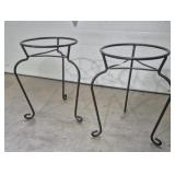 Kingston 20 in. Metal Plant Stands (2)