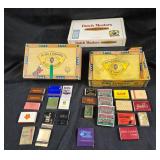 King Edward, Dutch Masters Cigar Boxes, Matchbooks