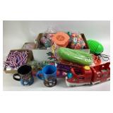 Mickey Mouse Mugs, Fisher-Price Train, Craft Suppl
