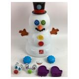 Step 2 Snowman with hat, eyes, mittens buttons