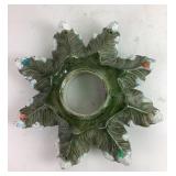 Atlantic Mold Glazed Christmas Tree base 14.5 in