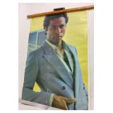23" x 34.5" 1980s Miami Vice Ricardo Tubbs Poster