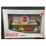 Coca-Cola Drive-In Clock With Classic Cars
