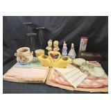 Decorative Ceramics, Figurines, Textiles, Metal St