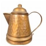 Solid Copper Hammered Teapot