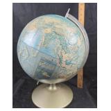Replogle World Globe With Metal Stand