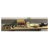 Player Piano Rolls, Old Milwaukee Bottles, Rooster