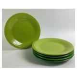 Fiesta Homer Laughlin 10.5ï¿½ï¿½ Green Dinner Plates