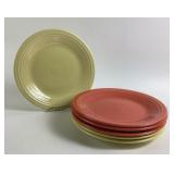 (6) Homer Laughlin Fiesta Dinner Plates 10.5ï¿½ï¿½