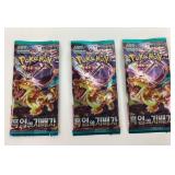 3 Pokï¿½mon Charizard sealed packs