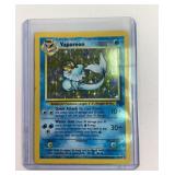 Pokï¿½mon vintage holographic Vaporeon card