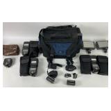 Yongnuo Flash Units, LED Lights, Tamrac Camera Bag