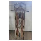 Gladding Champion GTO Wooden Snow Sled Featuring