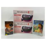Remington Hair Setters, VHS Movies Spirit, Gone Wi