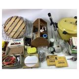 Pressure Cooker, Telescope, Books, Tools