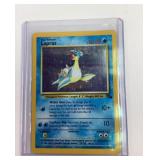 Pokï¿½mon vintage holographic Lapras card