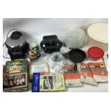 Black & Decker Waffle Maker, George Foreman Grill,