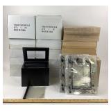 Black Photo Boxes, Clear Prom Frames