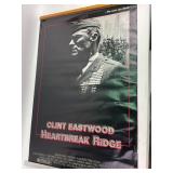 27" x 40.5" 1986 Clint Eastwood Heartbreak Ridge