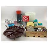 Tupperware, Ball Jar, MCM Ceramic Serving Tray, Cr