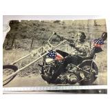 42" x 30" 1969 Easy Rider Movie Poster Peter