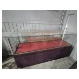 Glass Display Case With 2 Glass Shelves - Access