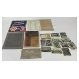 Ephemera: 1938 Buick Manual, GG Red Stamp Catalog,