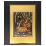 Framed artwork still life ferns