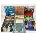 Vinyl Records: Elton John, Bee Gees, Harry Chapin