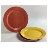 (3) Homer Laughlin Ceramic Pottery Platters